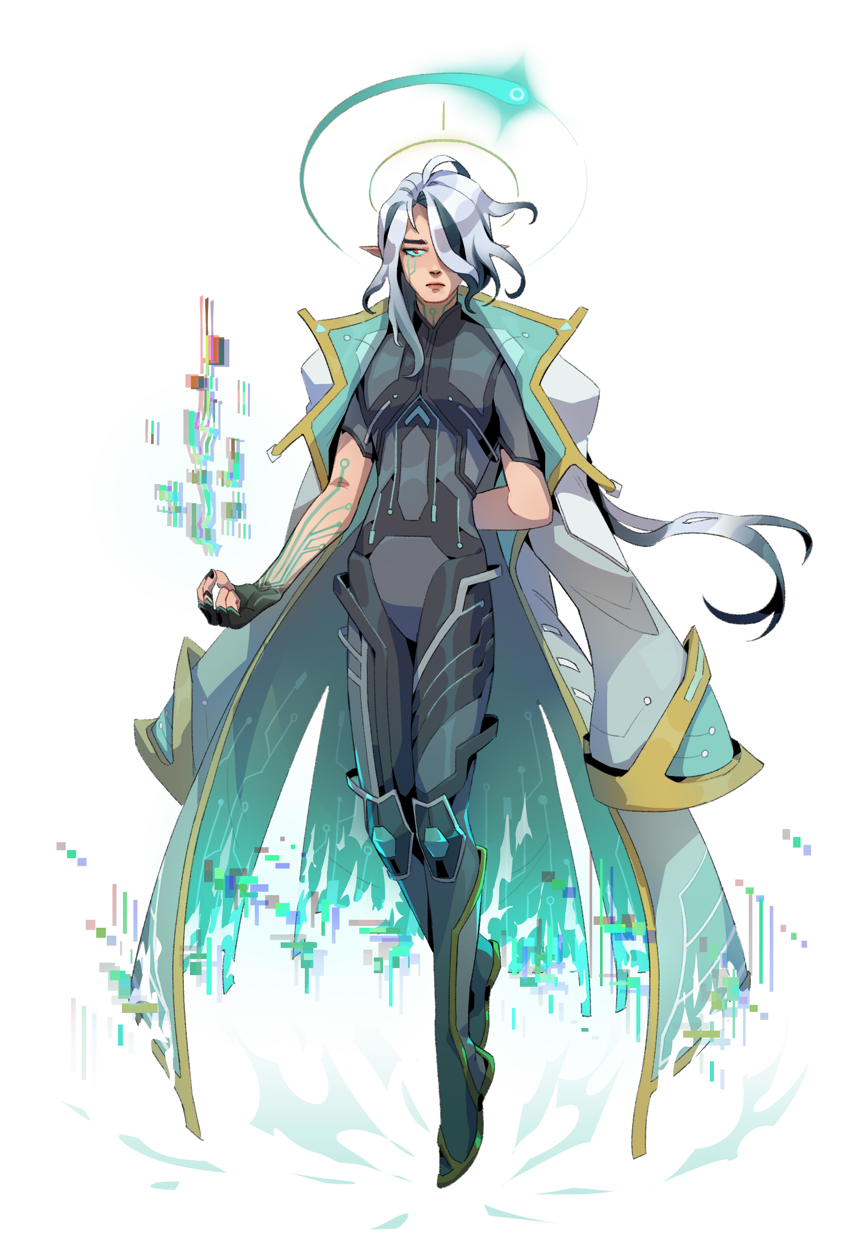 Illustration plein pied du personnage